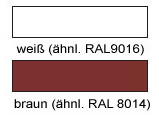 Standardfarben Insektenschutzrollo IS III